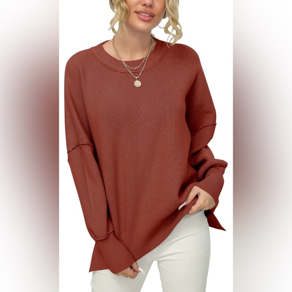 NWT ANRABESS Women Crewneck Batwing Sleeve - Size: Medium - Picture 4 of 9